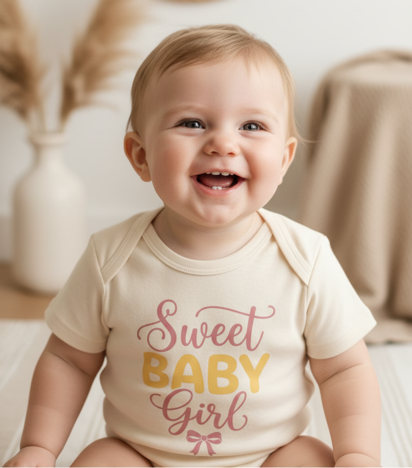 Sweet Baby Girl Baby Onesie