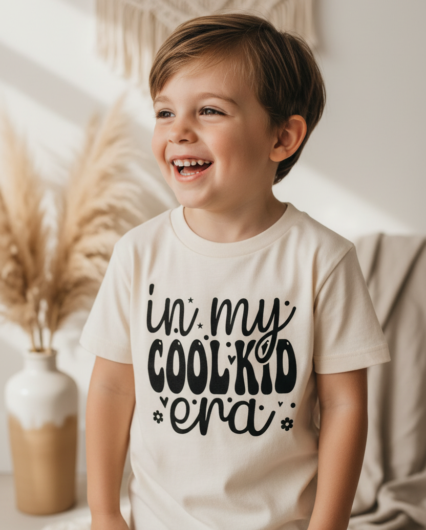In My Cool Kid Era Kids Shirt – Trendy Retro Tee