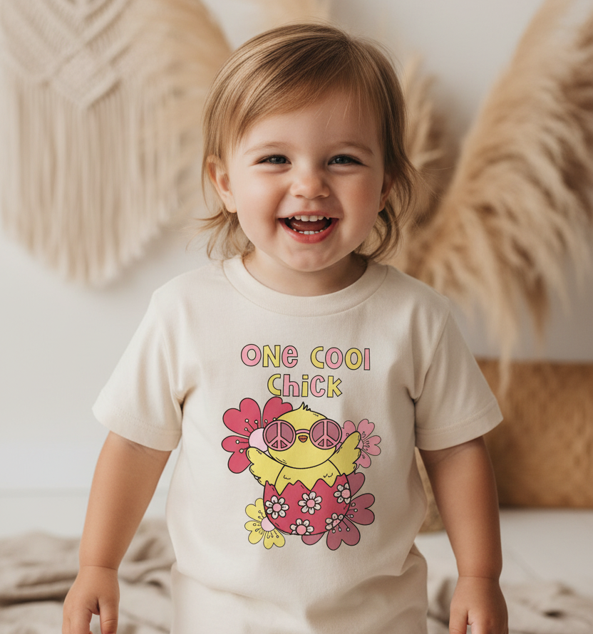 One Cool Chick Kids Shirt – Easter Tee
