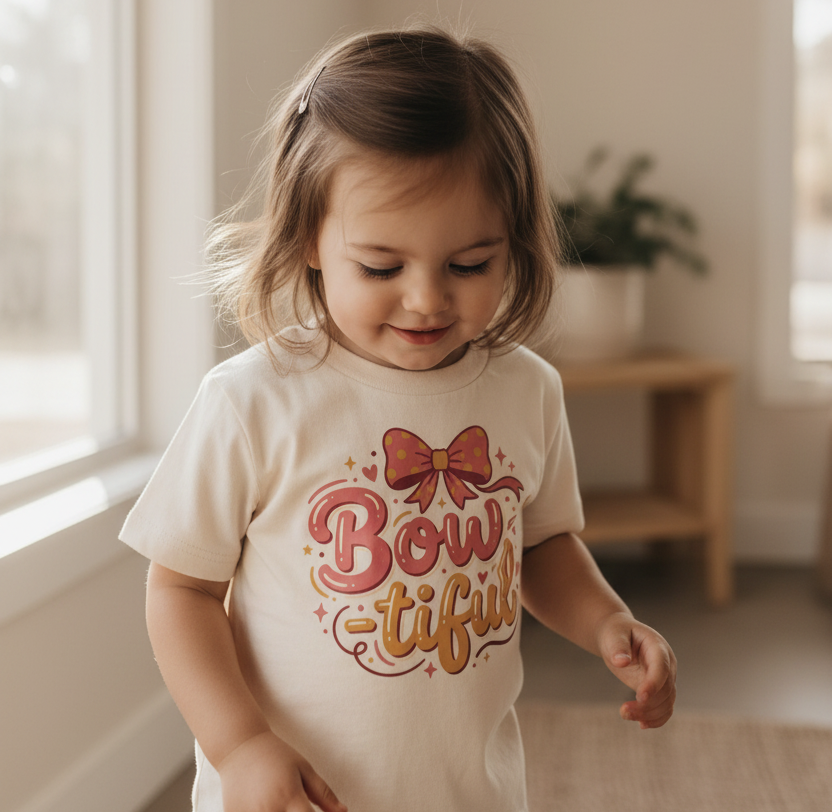 Bow-tiful Toddler Girls Shirt