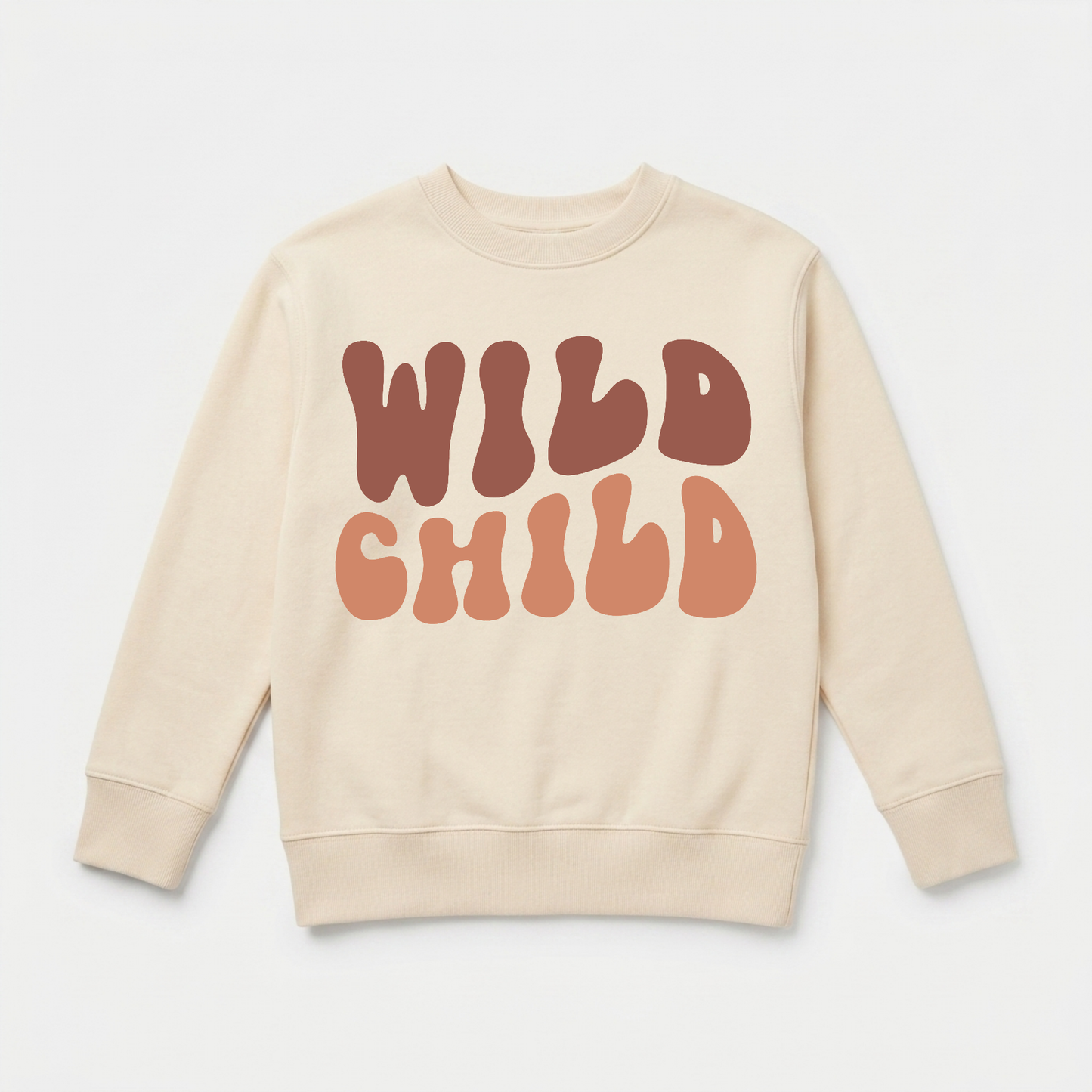 Wild Child Kids Sweatshirt – Boho Retro Pullover