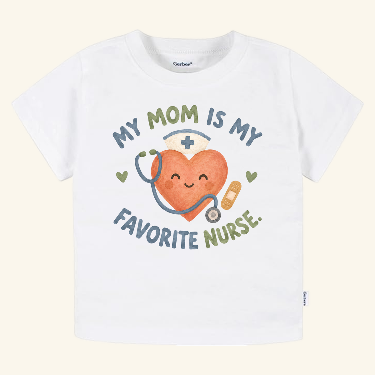 My Mom Is My Favorite Nurse Toddler Shirt – Cute Nurse Mom Tee