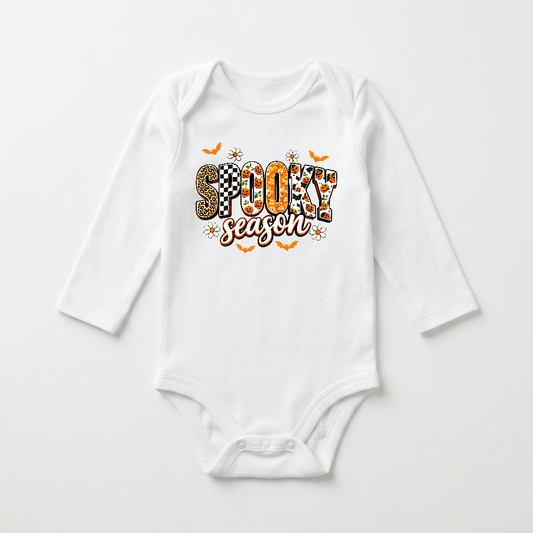 Long-Sleeve Halloween Baby Onesie – Spooky Season Bodysuit