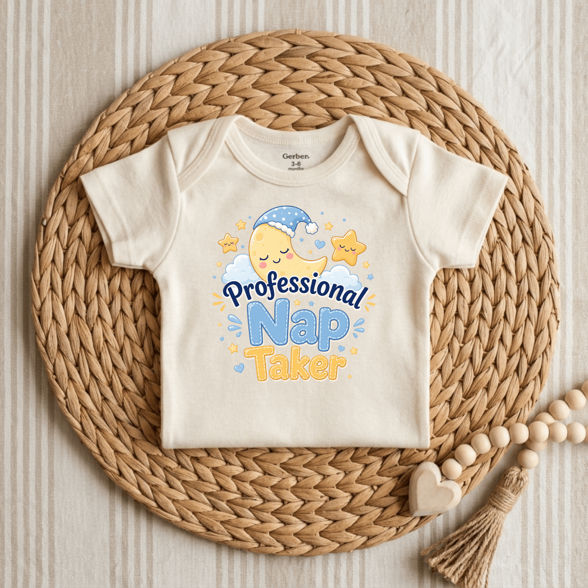 Professional Nap Taker Baby Onesie – Funny Moon Bodysuit - Toodleroos