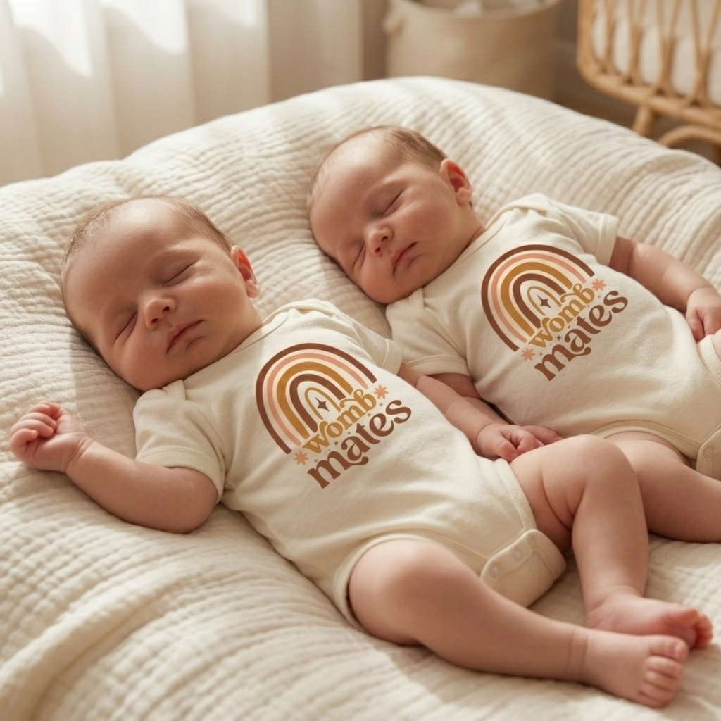 Womb Mates Baby Onesie Set