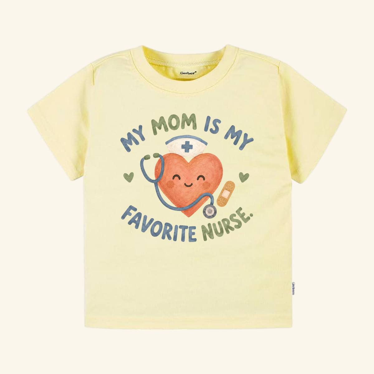 My Mom Is My Favorite Nurse Toddler Shirt – Cute Nurse Mom Tee