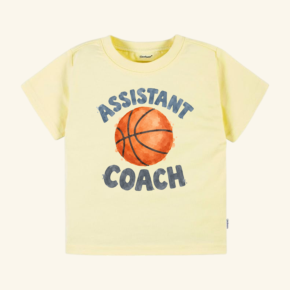 Assistant Coach Toddler Shirt – Cute Basketball Kids Tee
