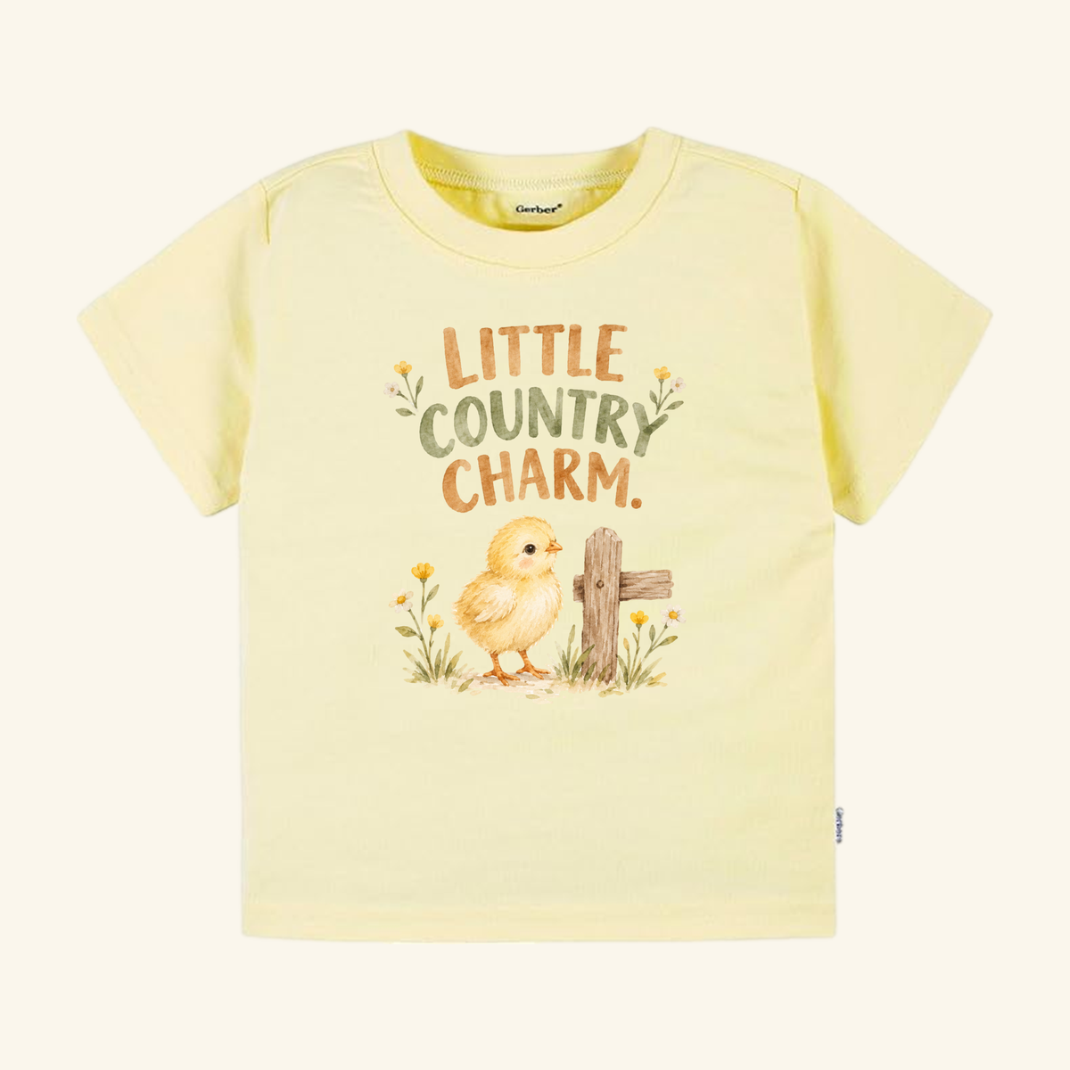 Little Country Charm Toddler Shirt – Cute Farm Chick Tee