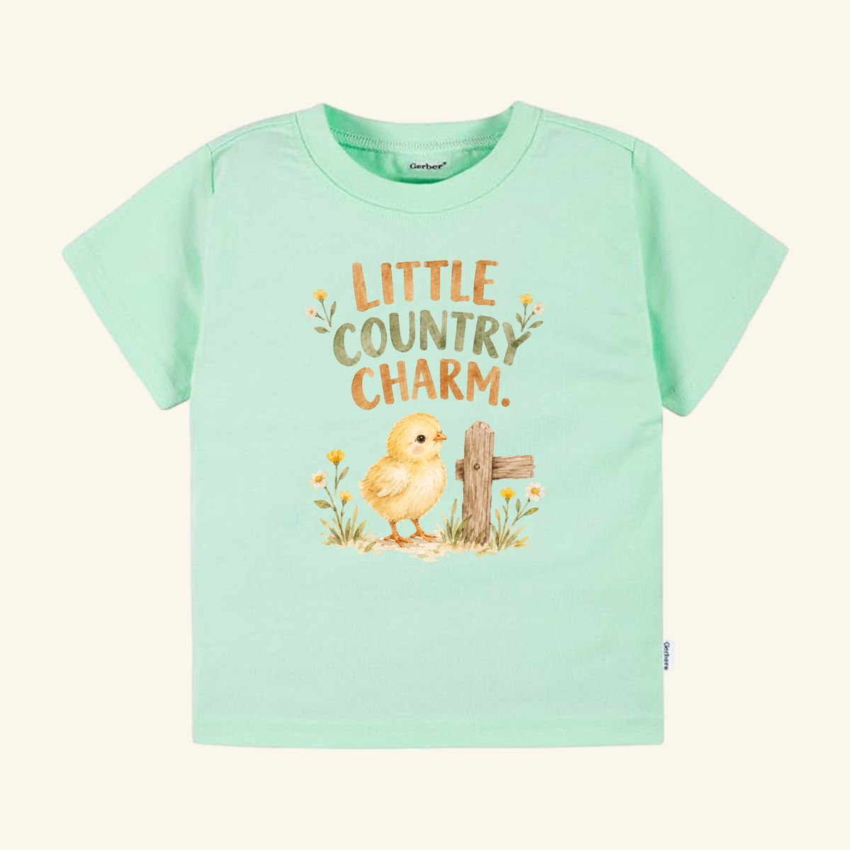Little Country Charm Toddler Shirt – Cute Farm Chick Tee