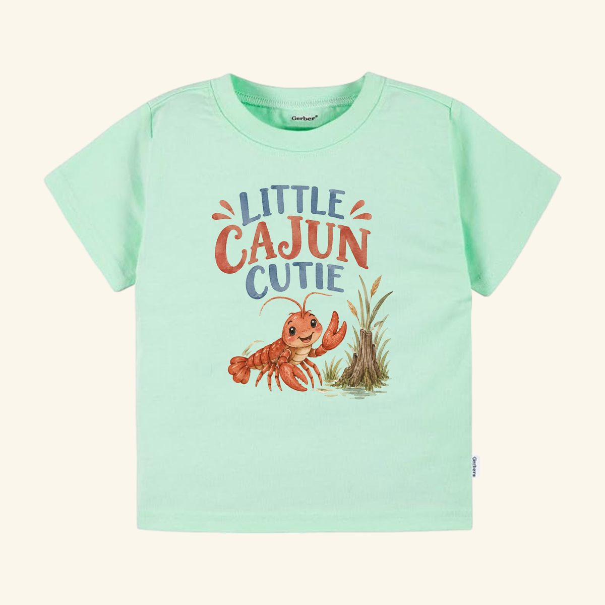 Little Cajun Cutie Toddler Shirt – Cute Crawfish Tee