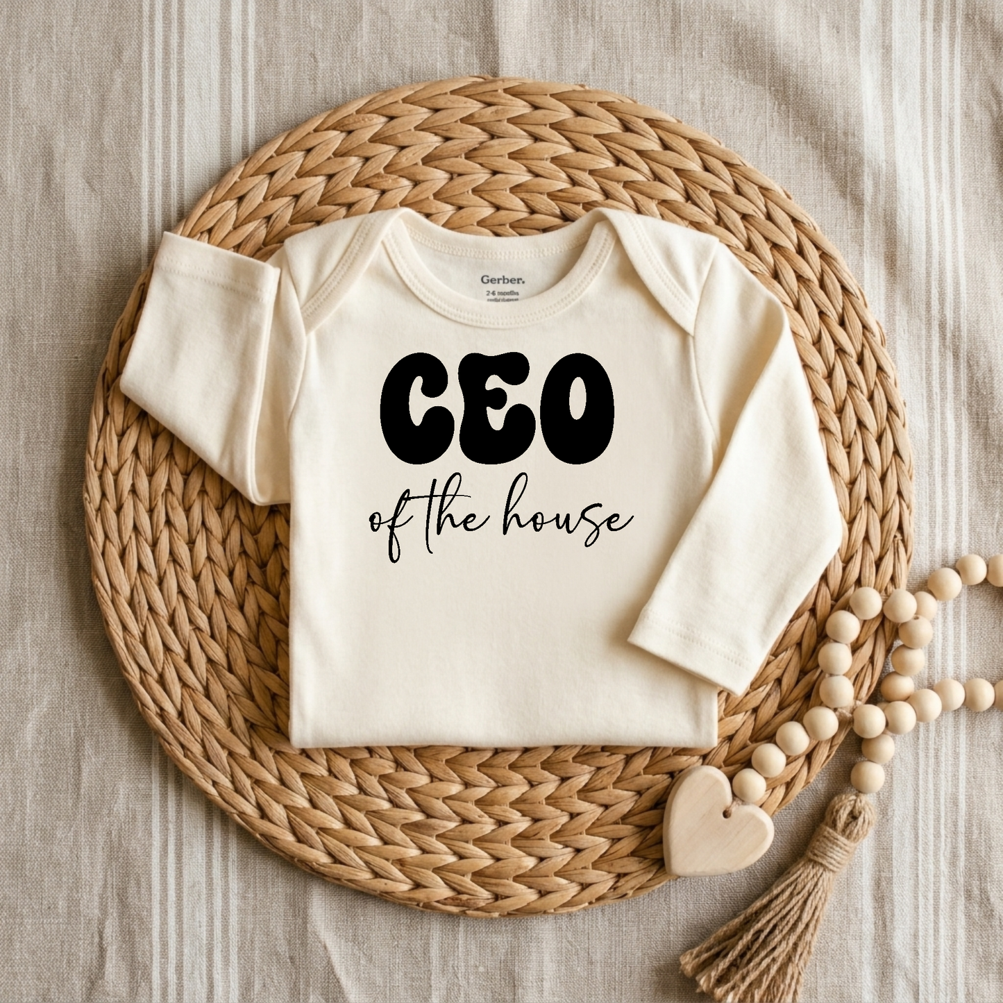 CEO of the House Tee – Baby, Toddler & Youth Funny Shirt