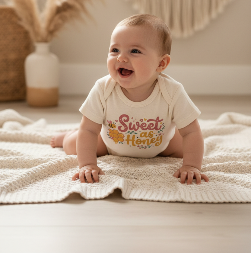 Sweet as Honey Baby Onesie