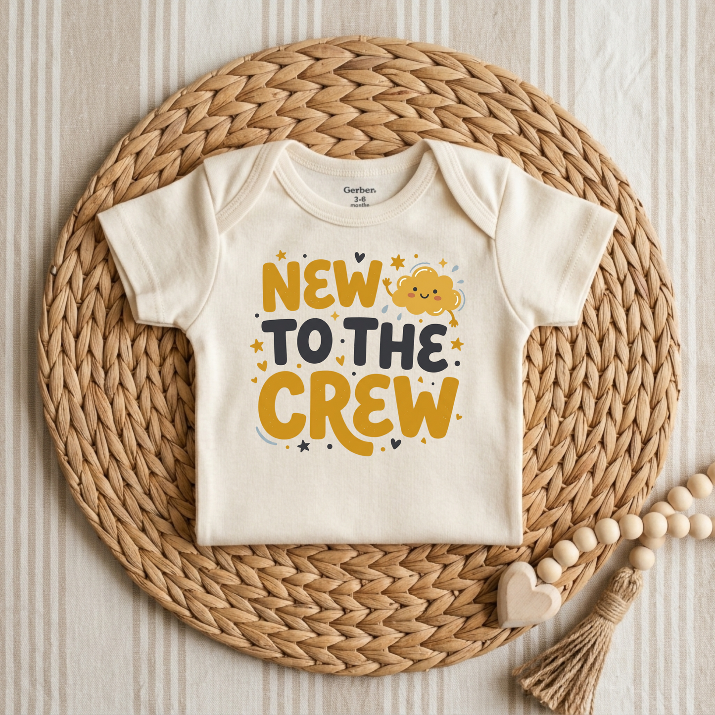 New to the Crew Baby Onesie