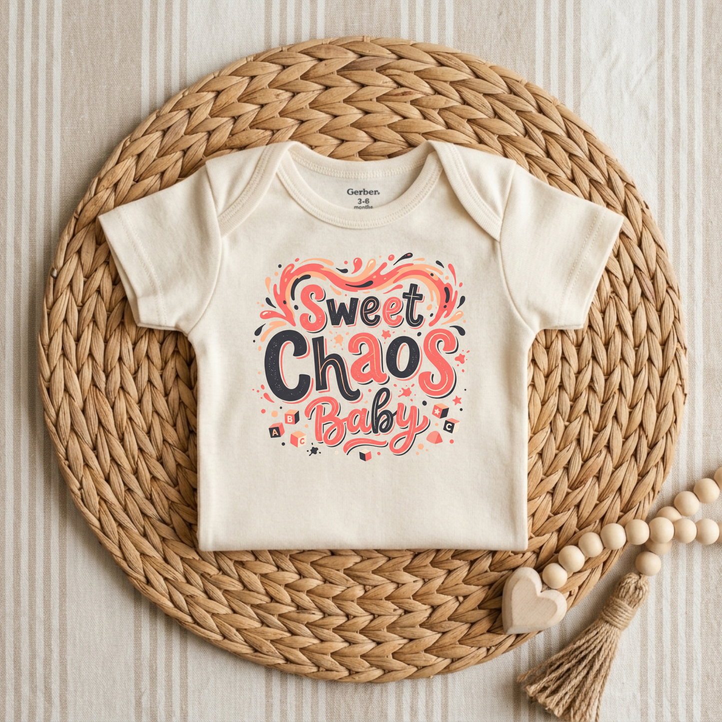 Sweet Chaos Baby Long Sleeve Onesie