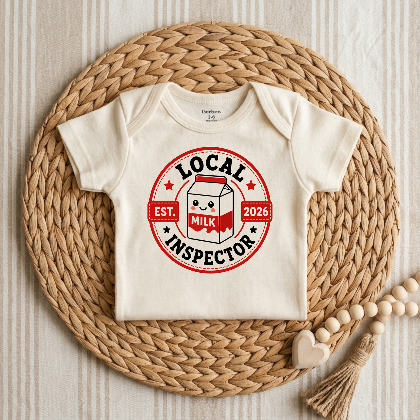 Local Milk Inspector Baby Onesie