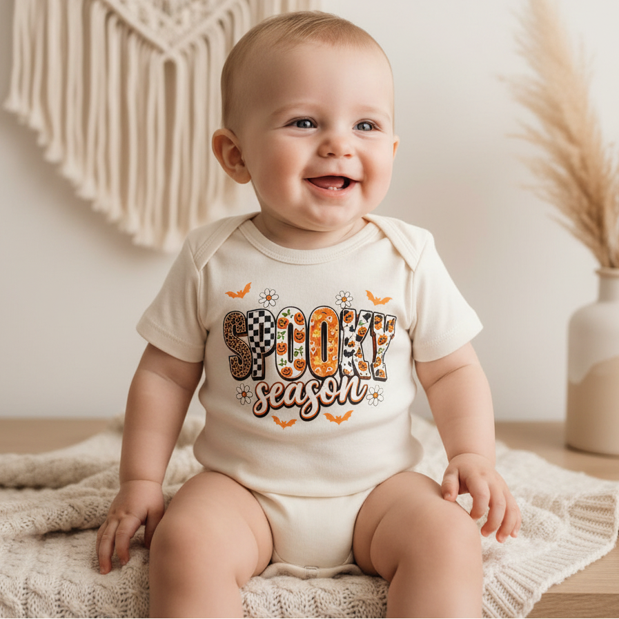 Spooky Season Baby Onesie – Trendy Halloween Bodysuit