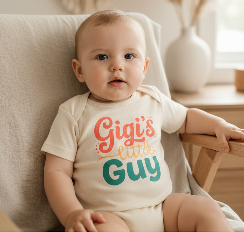Gigi's Little Guy Onesie – Baby Boy Bodysuit