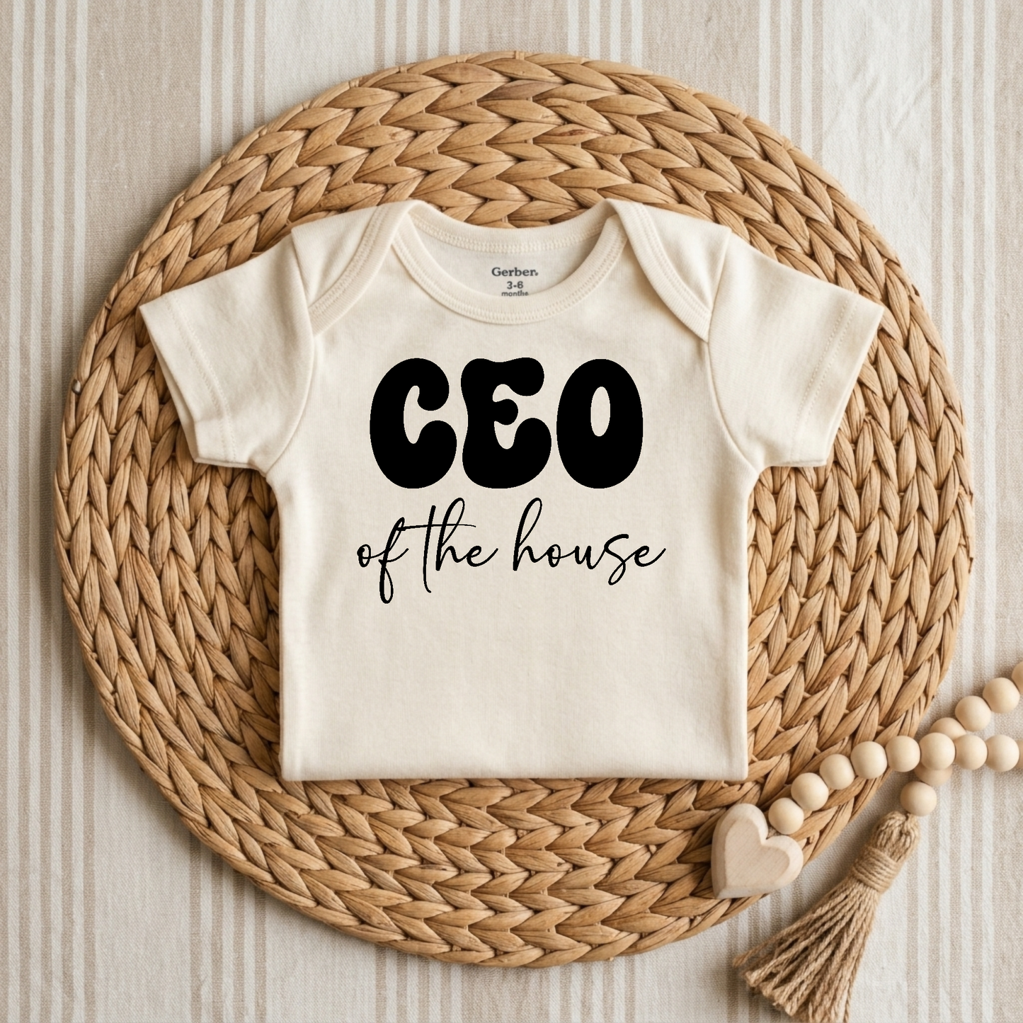CEO of the House Tee – Baby, Toddler & Youth Funny Shirt