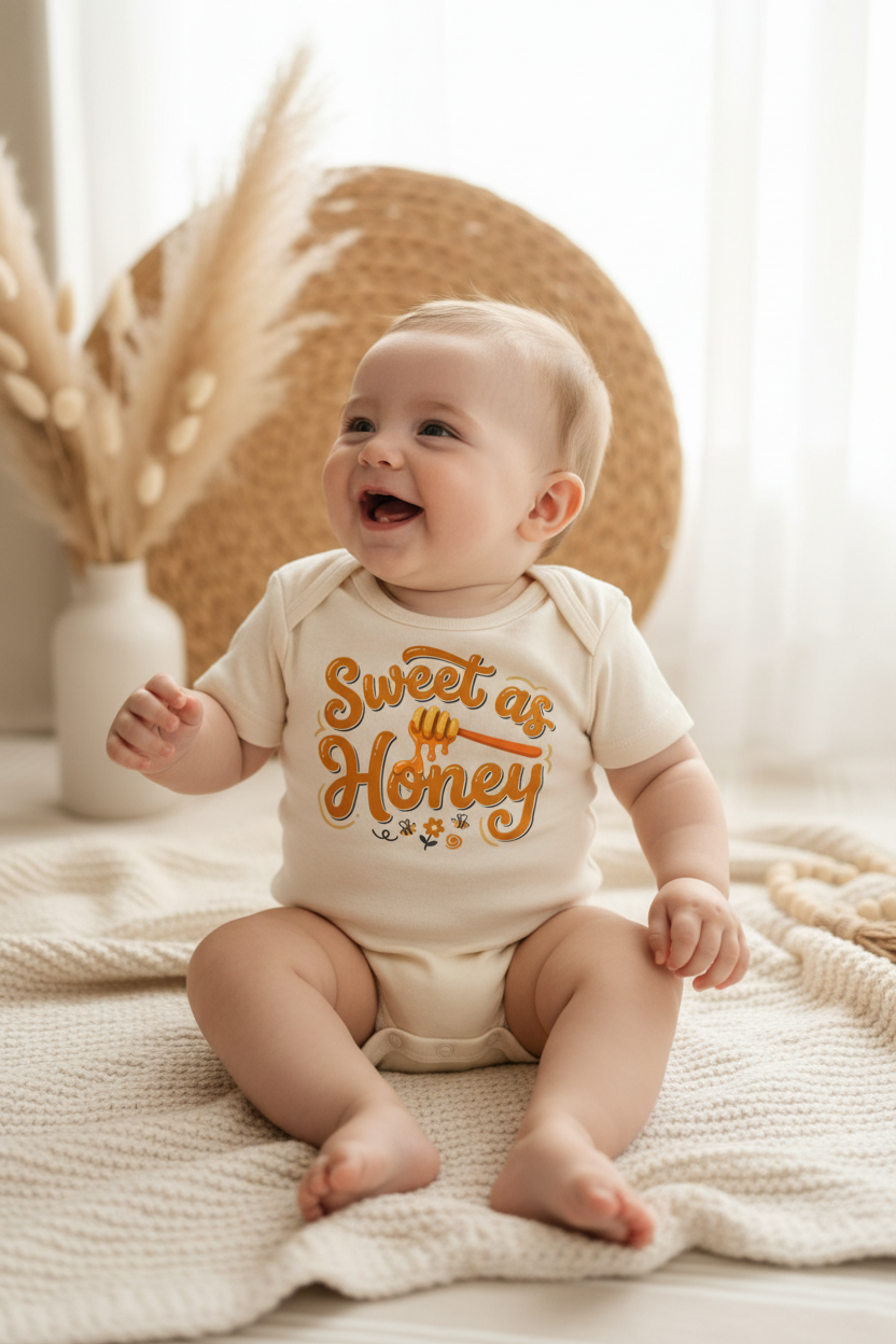 Sweet as Honey Baby Onesie