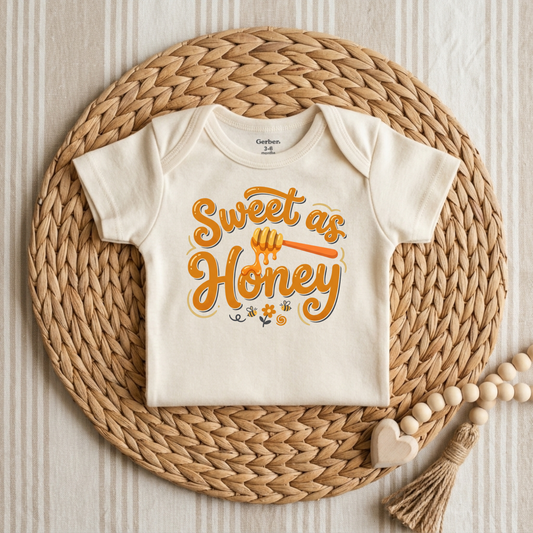 Sweet as Honey Baby Onesie