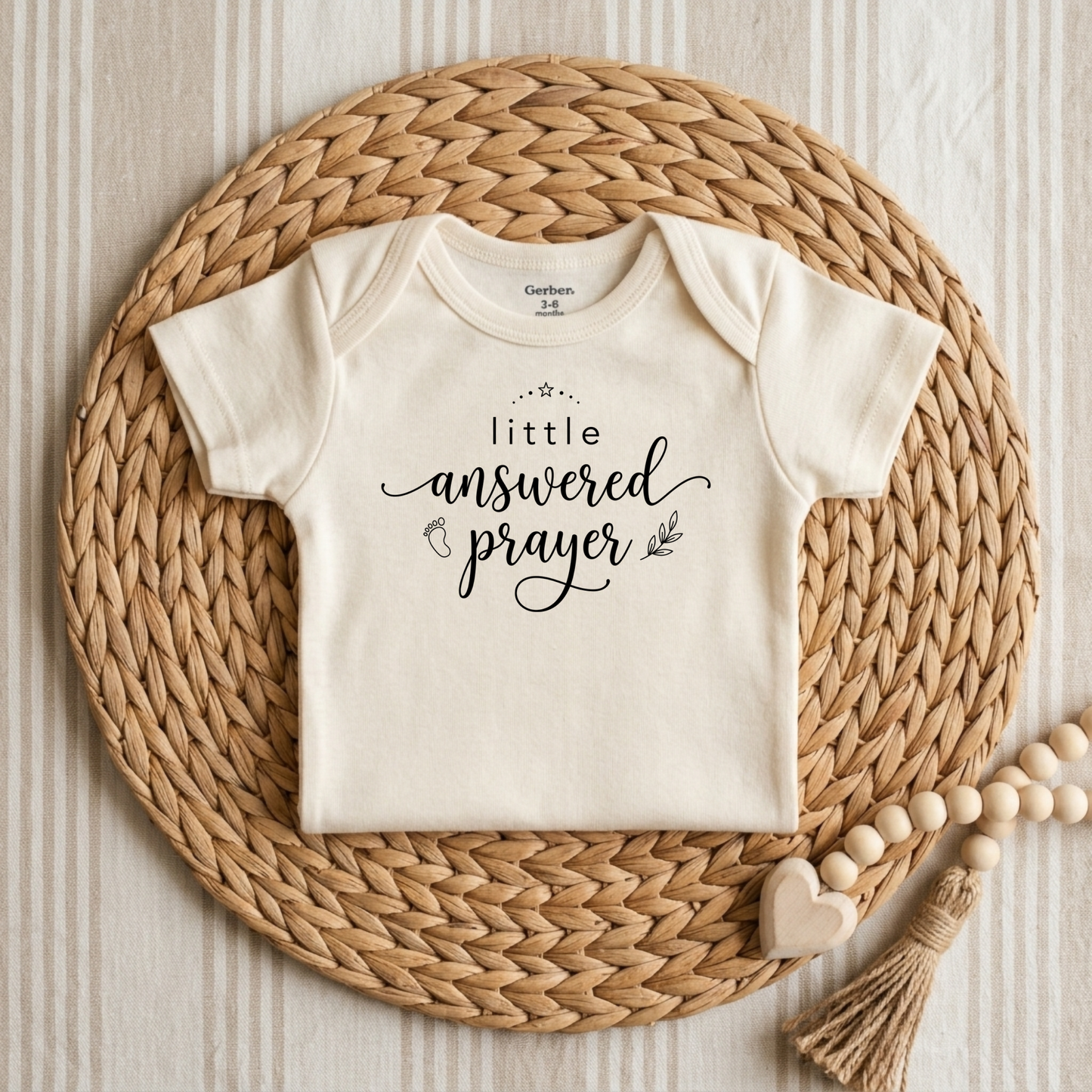 Little Answered Prayer Onesie – Faith Baby Bodysuit