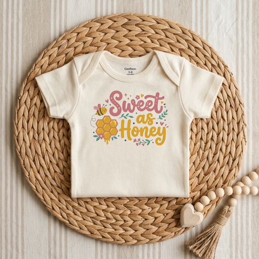 Sweet as Honey Baby Onesie