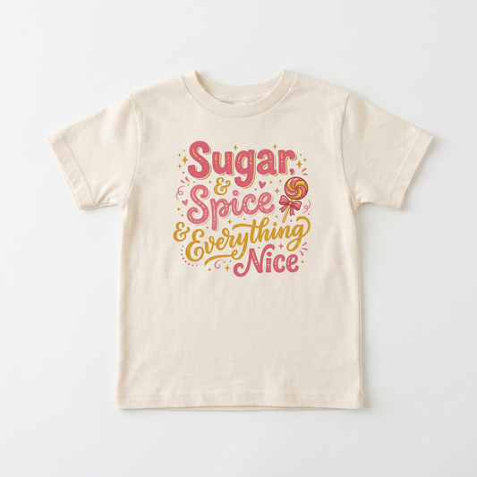 Sugar and Spice Toddler Girls Shirt