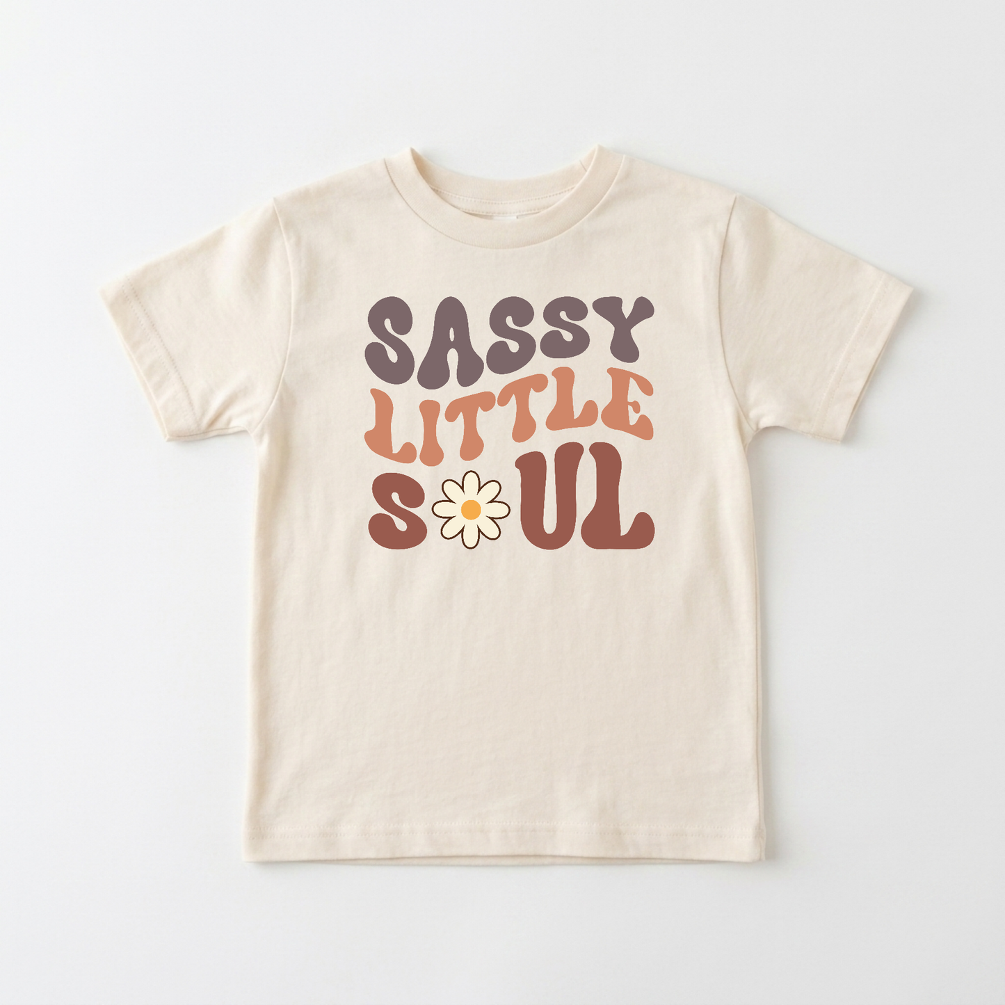Sassy Little Soul Kids Shirt – Boho Retro Tee