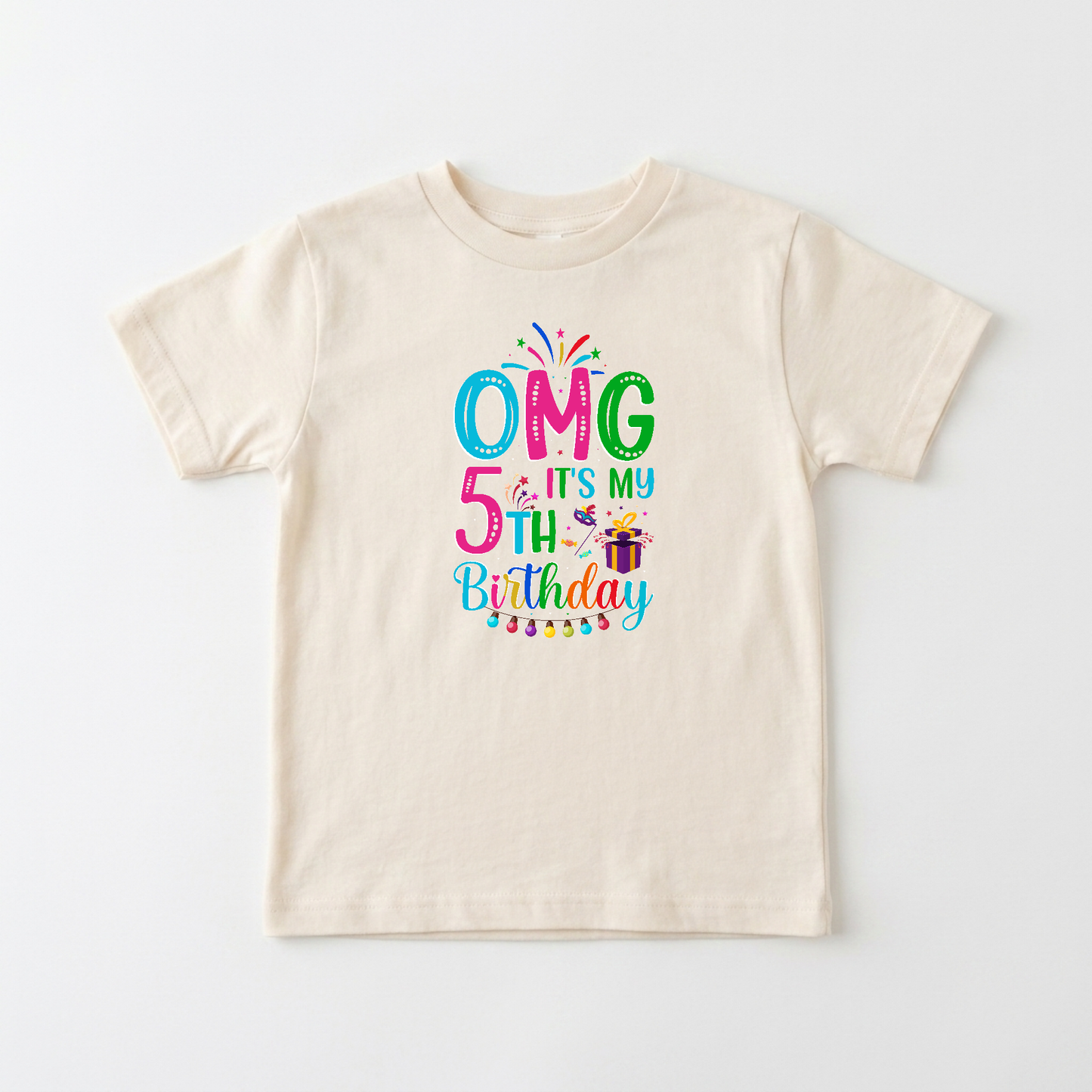 OMG It's My 5th Birthday Kids Shirt – Party Tee