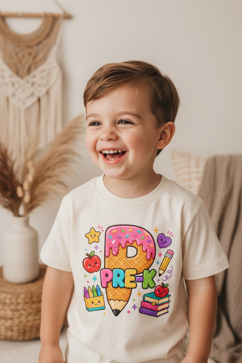 Pre-K Kids Shirt – Back to School Tee