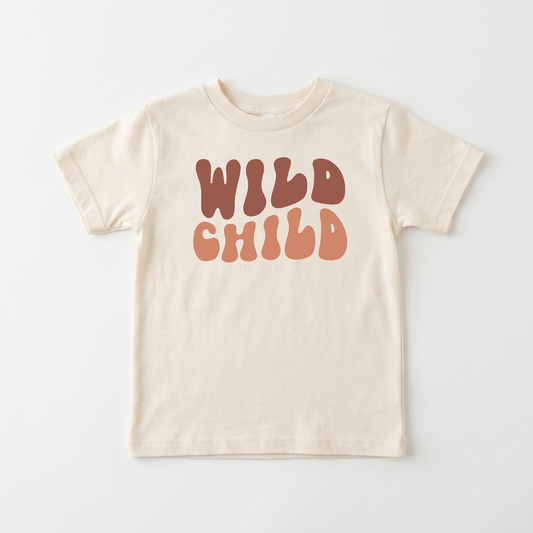Wild Child Kids Shirt – Boho Retro Tee