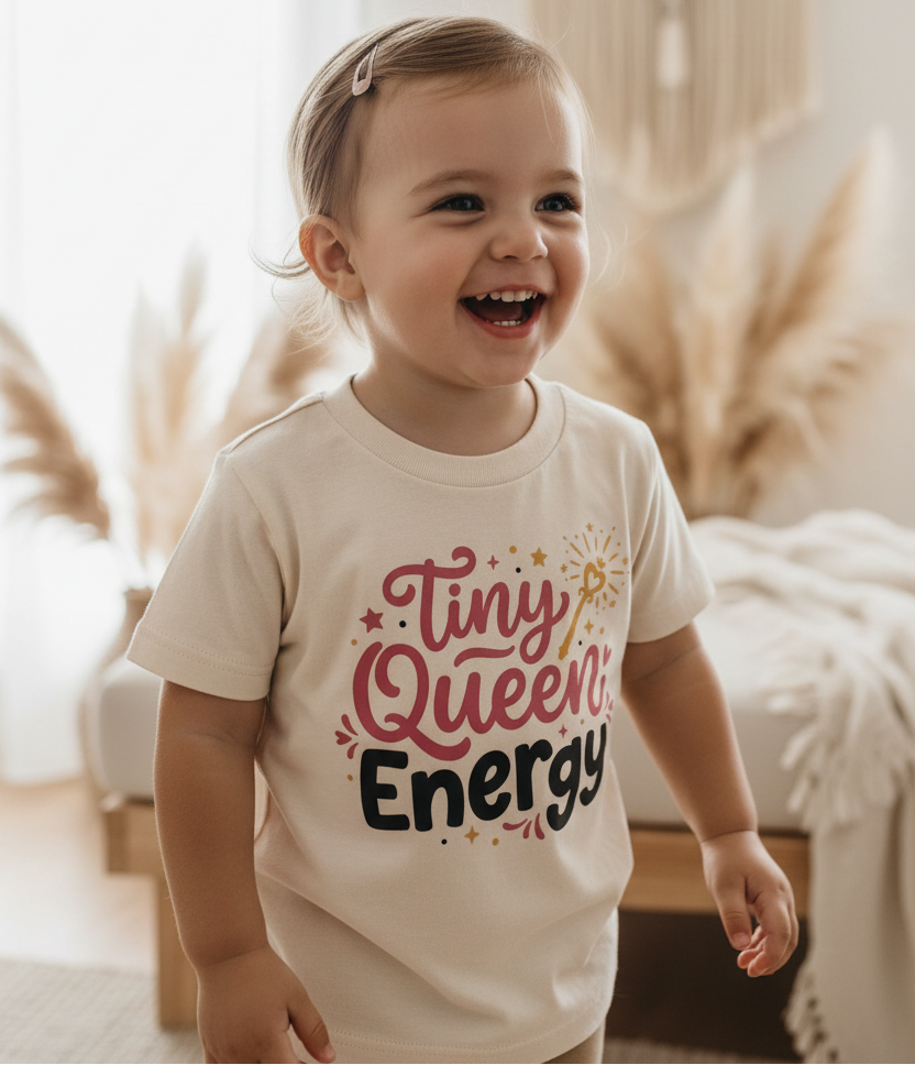 Tiny Queen Energy Toddler Girls Shirt