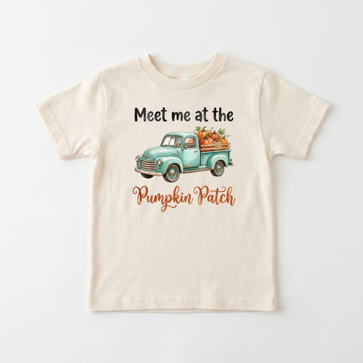 Meet Me at the Pumpkin Patch Kids Shirt – Fall Truck Tee