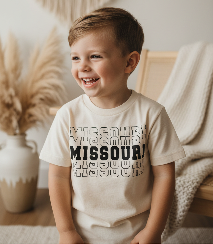 Missouri Varsity Kids Shirt – State Pride Tee