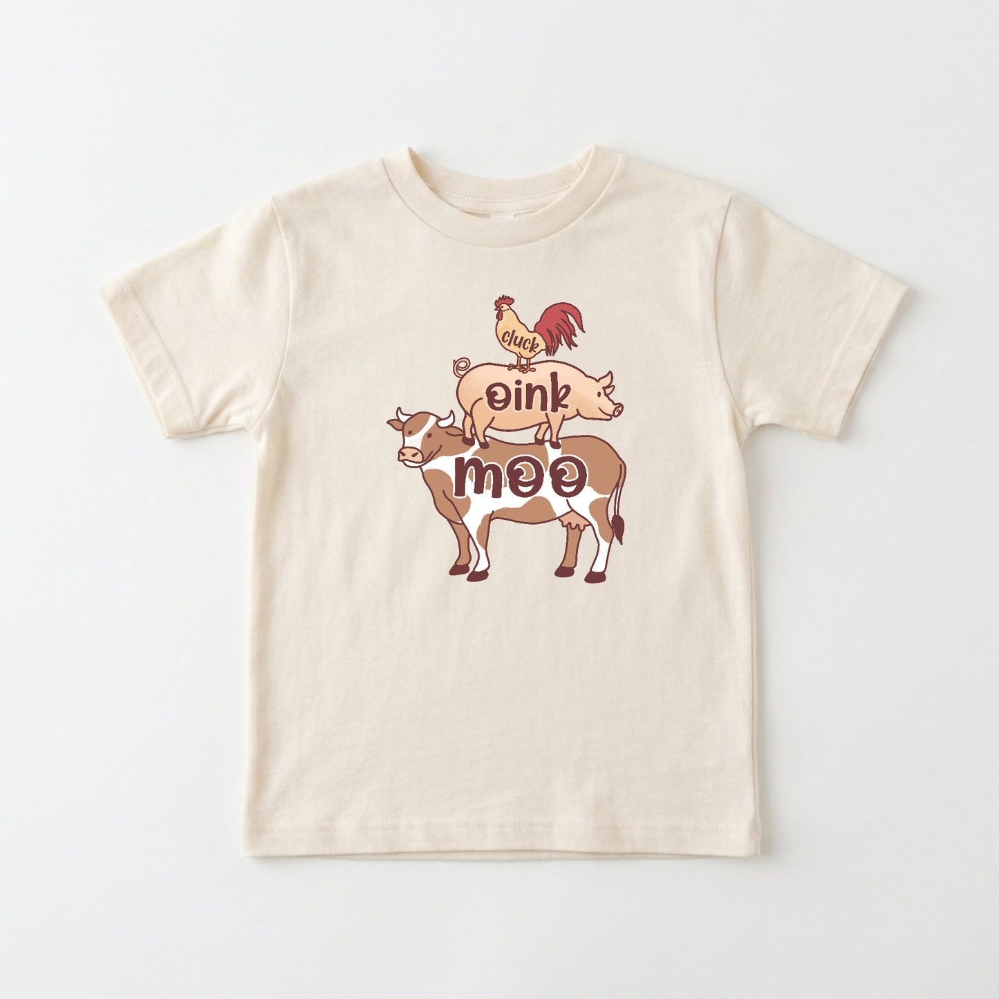 Farm Animal Stack Tee – Toddler Shirt