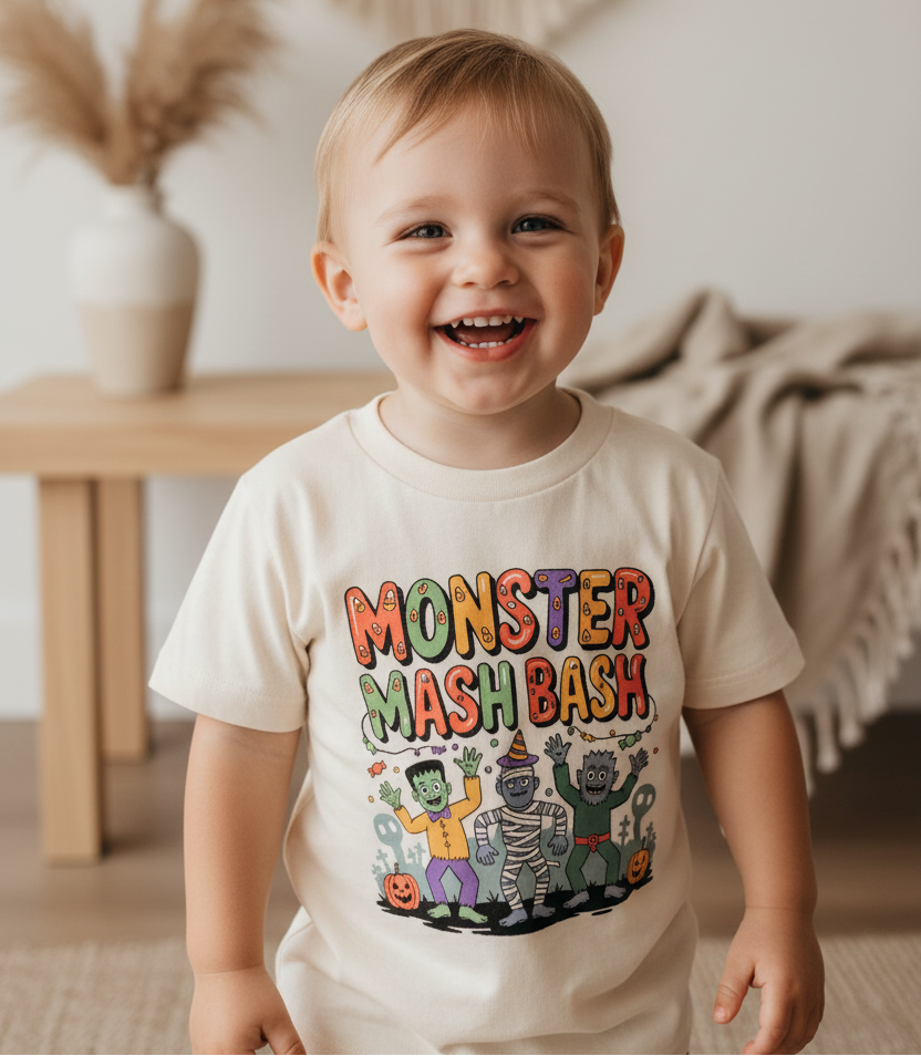 Monster Mash Bash Halloween Toddler Shirt
