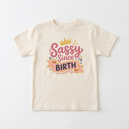 Sassy Since Birth Toddler Girls Shirt