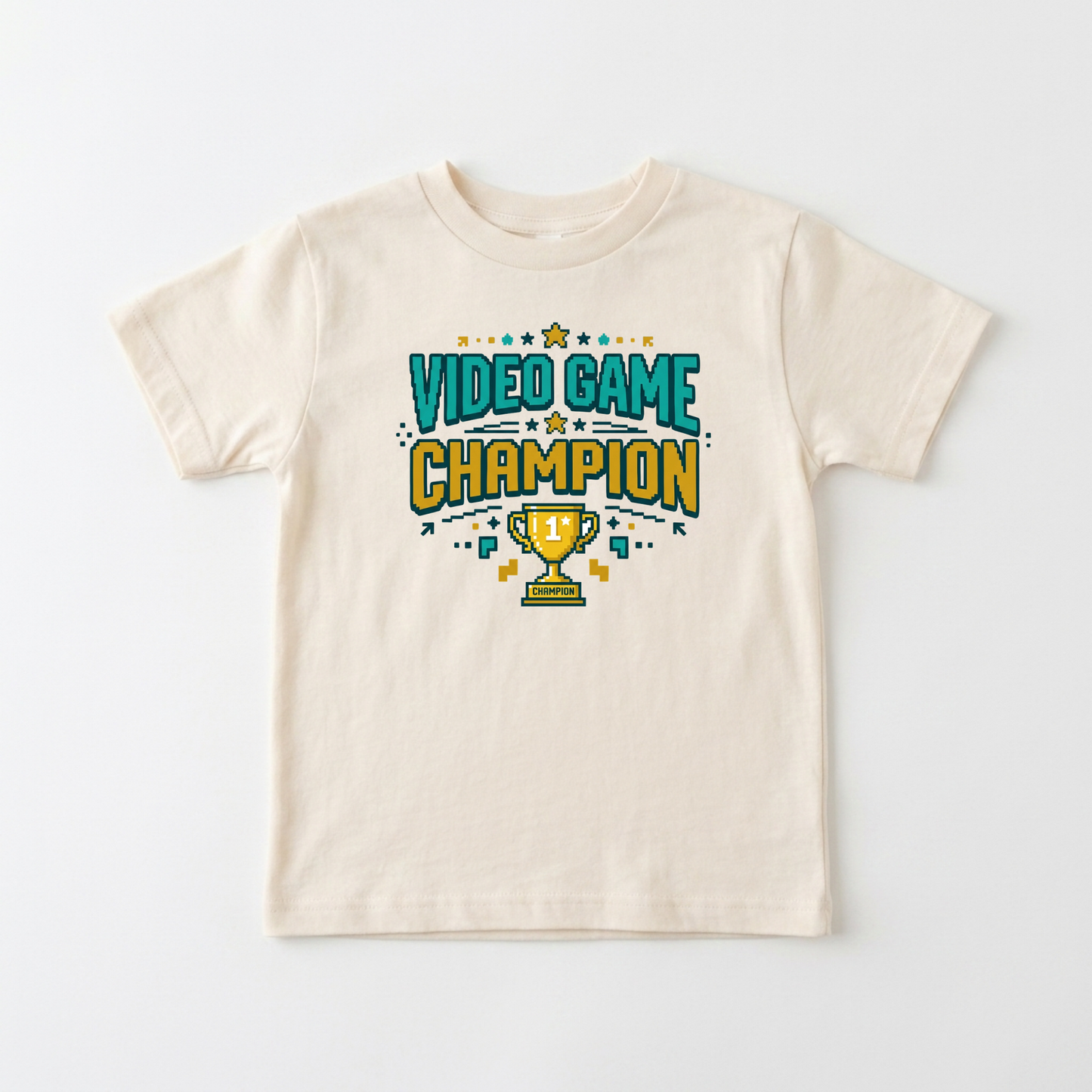 Video Game Champion Retro Pixel Youth Shirt