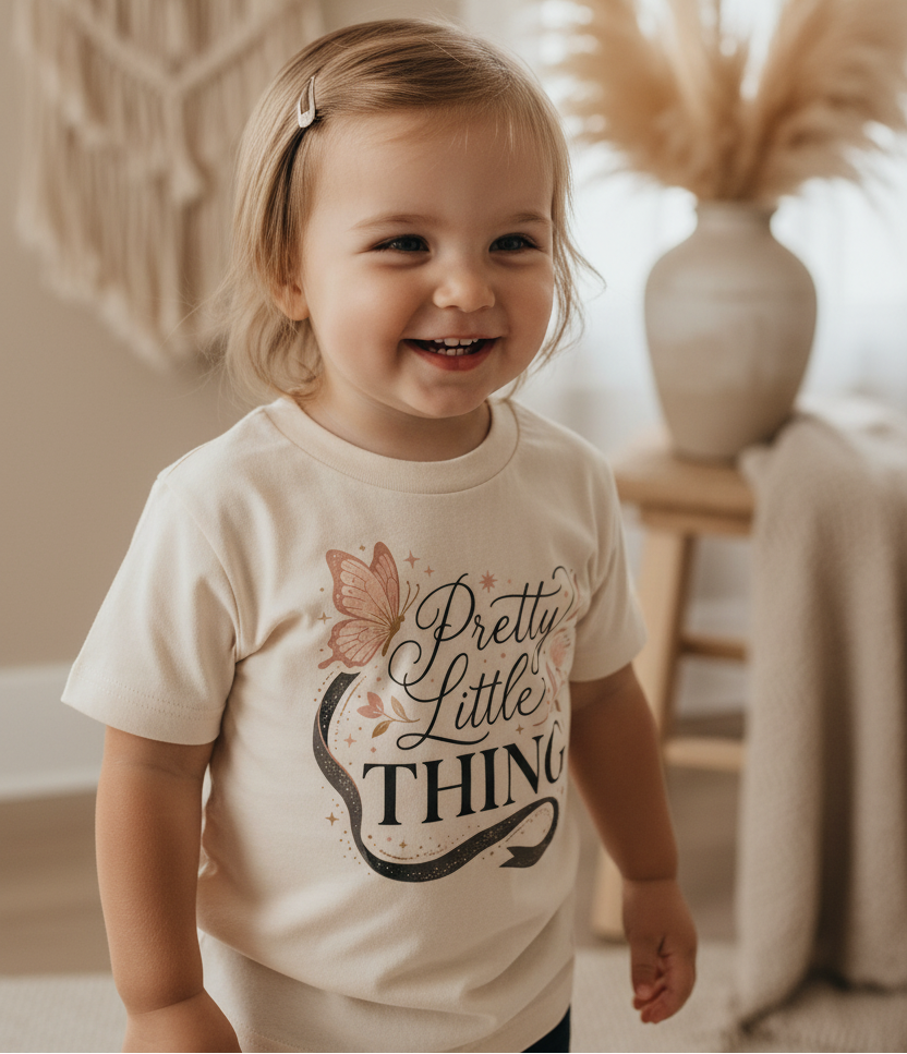 Pretty Little Thing Toddler Girls Shirt