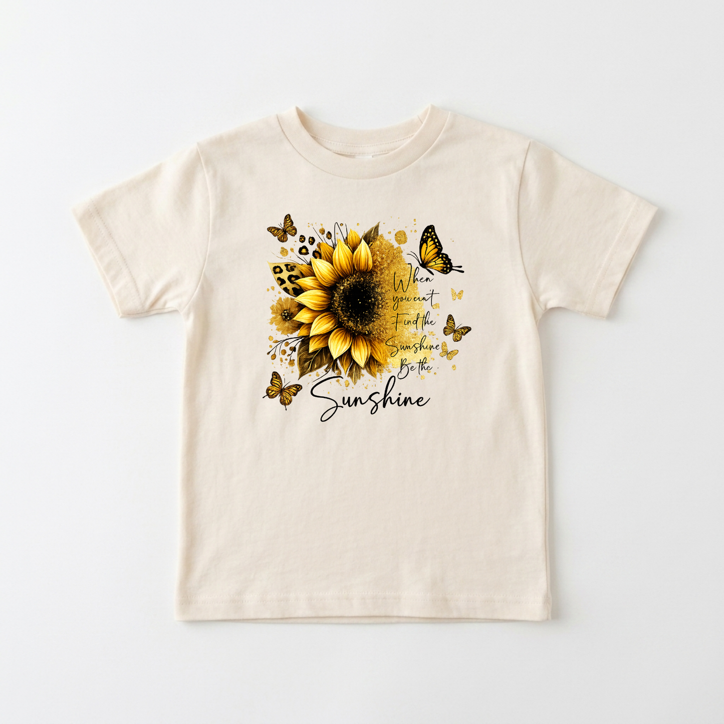 Be The Sunshine Sunflower Tee – Youth Girls Shirt