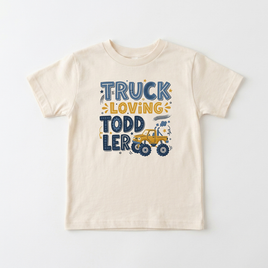 Truck Loving Toddler Boys Shirt
