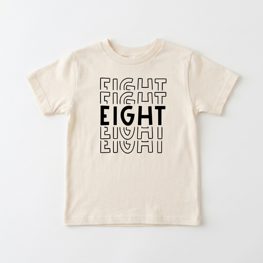 Eight Birthday Kids Shirt – 8th Birthday Tee