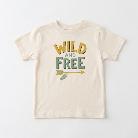 Wild and Free Boho Toddler Shirt