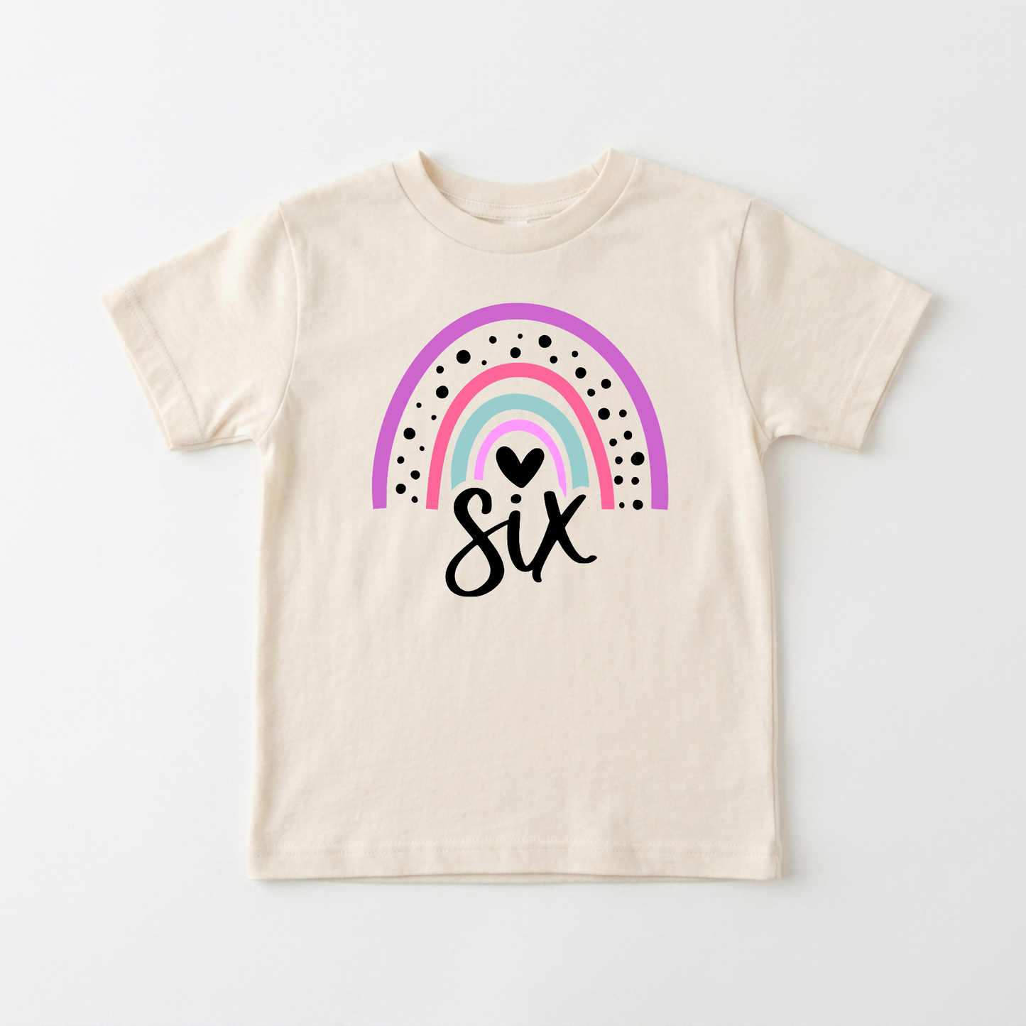Rainbow Six Kids Shirt – 6th Birthday Tee