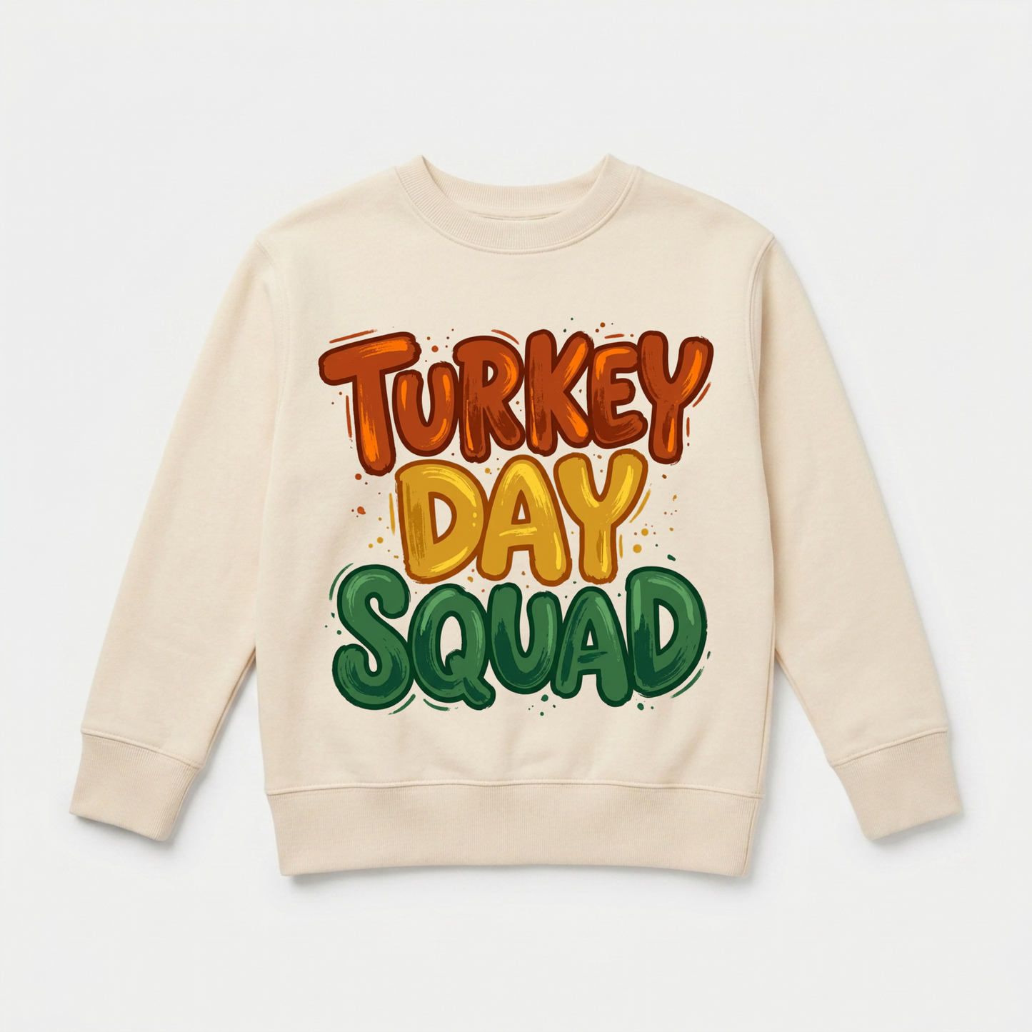 Turkey Day Squad Thanksgiving Toddler Sweatshirt