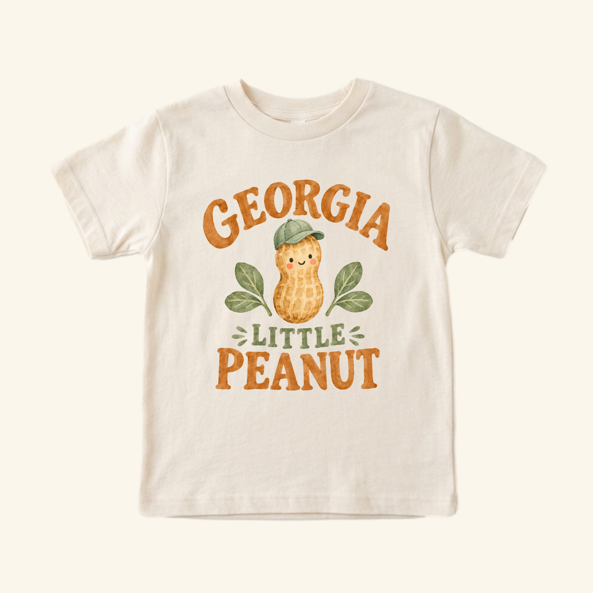 Georgia Little Peanut Toddler Shirt – Cute Peach State Tee