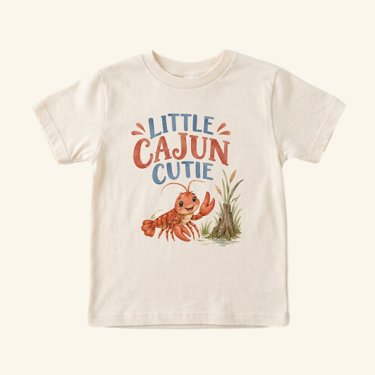 Little Cajun Cutie Toddler Shirt – Cute Crawfish Tee