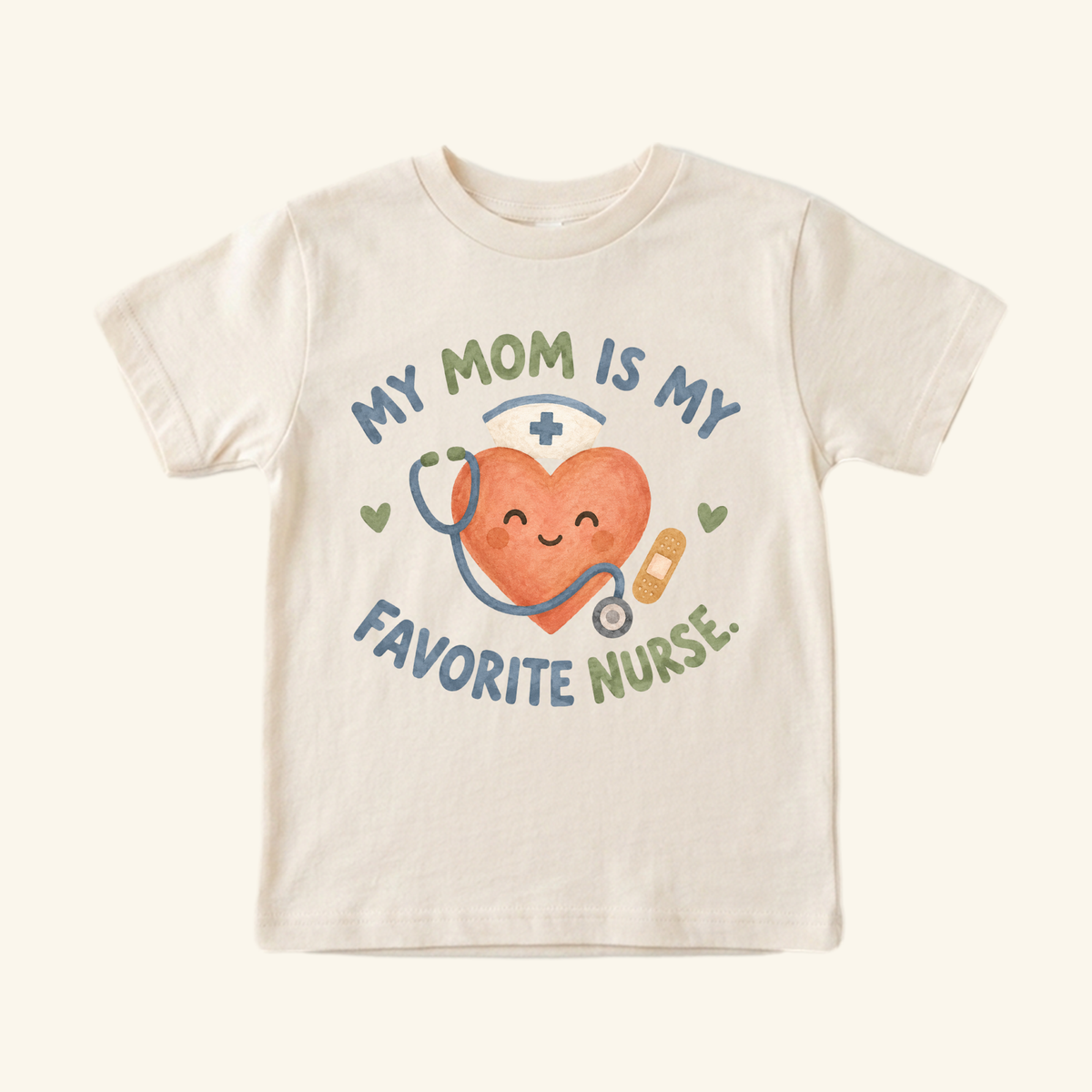 My Mom Is My Favorite Nurse Toddler Shirt – Cute Nurse Mom Tee
