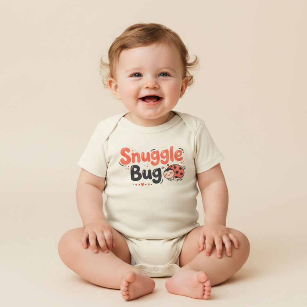 Ladybug Baby Onesie – Snuggle Bug Short-Sleeve Bodysuit