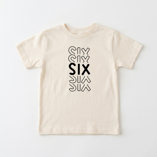 Six Birthday Kids Shirt – 6th Birthday Tee